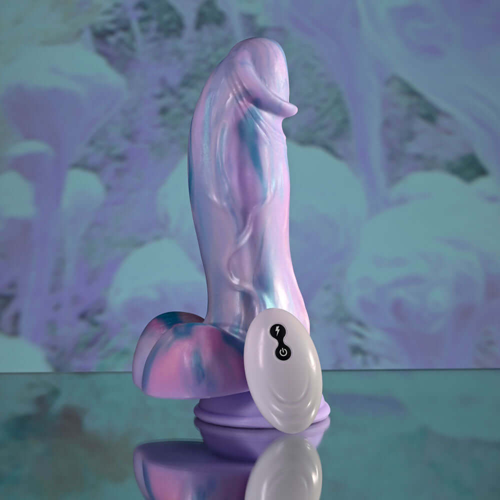 Evolved MYTHICAL - Multicoloured 22.6 cm USB Rechargeable Vibrating Fantasy Dildo with Remote
